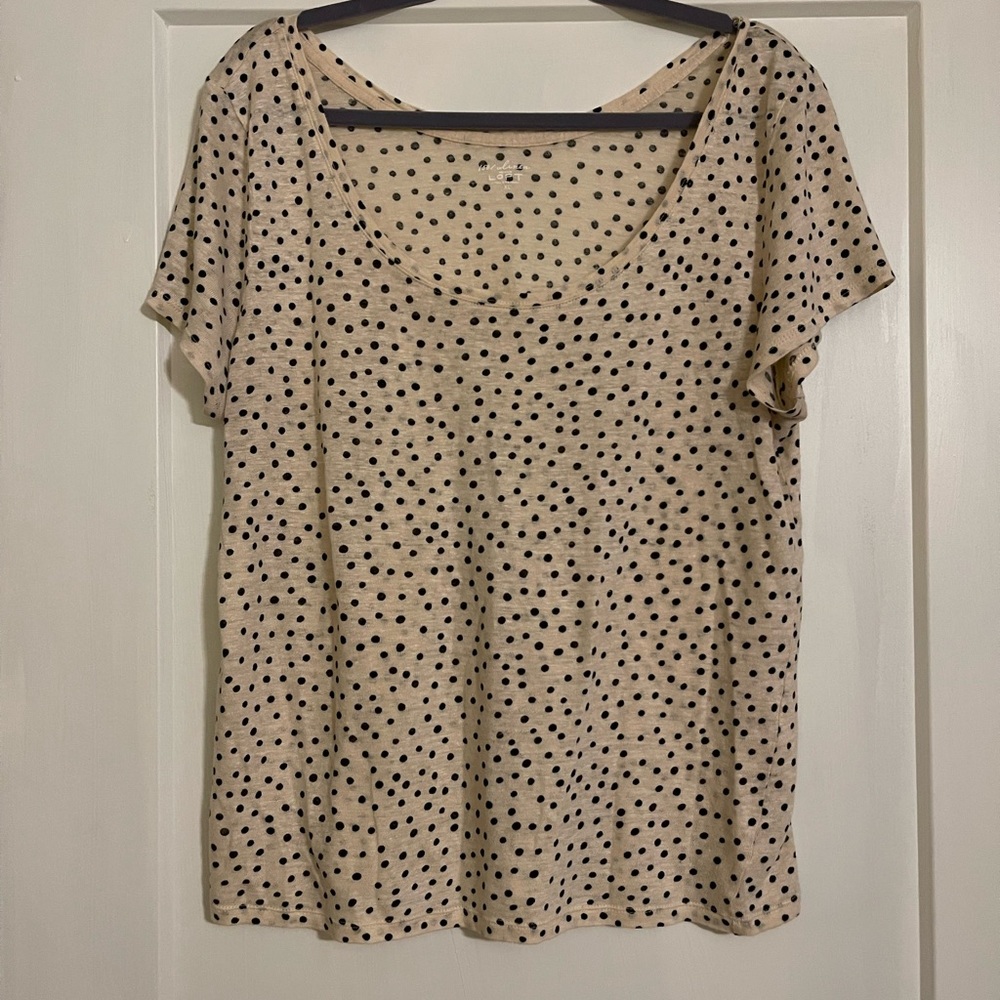 Loft linen top